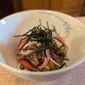 ダッフィーニーうに's cooksnap of when they made 毎日の納豆●カニカマボコ添え.