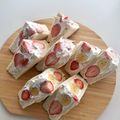 mocosyoco's cooksnap of when they made 可愛く手づくり♡いちごのフルーツサンド.