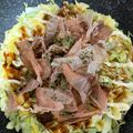 なおすけ151a's cooksnap of when they made キャベツとたまごだけのお好み焼き.