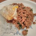へのへのもへの's cooksnap of when they made 簡単♪ガッパオ飯（挽肉とバジルの炒飯）.