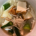 なおすけ151a's cooksnap of when they made mオクラと厚揚げとえのきの味噌汁.