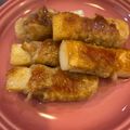 京まな's cooksnap of when they made 10分で完成！照り焼き味♪お餅の豚肉巻き.