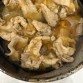 クック4EWTIT☆'s cooksnap of when they made しゃぶしゃぶ豚肉で豚丼　幼児食　取り分け.