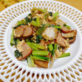 ルパンのかあさん☆彡's cooksnap of when they made 小松菜と舞茸の卵炒め.