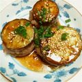 あおのあいばちゃん's cooksnap of when they made 茄子の挟み焼き.