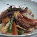 Apple_Home's cooksnap of when they made 韓国の家庭料理☆イカのコチュジャン炒め.