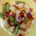 みゃーちゃんです's cooksnap of when they made じゃがいもとアスパラベーコンいため.
