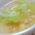 ‡みやた‡'s cooksnap of when they made 簡単！レタスコンソメスープ（竹輪入り）.