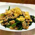 まおなや's cooksnap of when they made ふっくら卵とほうれん草炒め。.