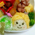 ☆めるママ☆'s cooksnap of when they made 幼稚園の子供用お弁当☆お団子ヘアの女の子.