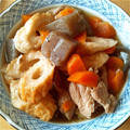 のまらい's cooksnap of when they made ちくわとコンニャクの煮物.