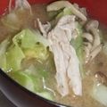 きらり流れ星's cooksnap of when they made 春キャベツでほっこりウマウマ豚汁♡.