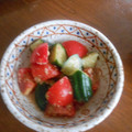 ramieru's cooksnap of when they made 胡瓜とトマトの和え物.