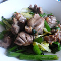 kinusun's cooksnap of when they made 砂肝の塩炒め♬.