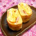 シャンプーハット's cooksnap of when they made ベーコンとチーズの卵焼き.