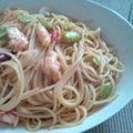 ホソケイ's cooksnap of when they made エビとそら豆のトマトソース（アラビアータ.