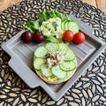 ちゃかぴまま's cooksnap of when they made キュウリとツナのサラダトースト♪.
