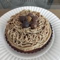 chuxx's cooksnap of when they made 甘栗で＊モンブランタルト＊.
