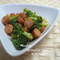 かけまま's cooksnap of when they made ソーセージとブロッコリーのマヨ炒め♪.