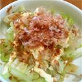 わぁこさん。's cooksnap of when they made 鰹節が踊る♬♪　キャベツマヨ醤油おひたし.
