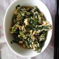 J・0505's cooksnap of when they made ニラの卵とじ.
