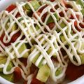 チャアイ's cooksnap of when they made 残った酢飯でアボカドトマト丼.