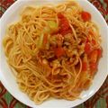 salymama's cooksnap of when they made トマトとセロリと豚肉のパスタ.