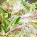 ﾏｻﾁﾝ's cooksnap of when they made きゅうり＆もやし＆ハムの中華和え.
