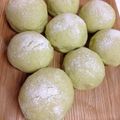 ネコ美's cooksnap of when they made 小松菜と豆腐のふわふわパン♡.