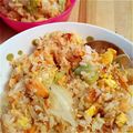 M's cooksnap of when they made 簡単！鮭レタスチャーハン.