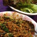 じゅんじゅんmomo's cooksnap of when they made ★納豆とひき肉のレタス包みサラダ★.