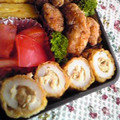 へぽちん's cooksnap of when they made お弁当のおかず★梅ツナマヨのちくわピカタ.