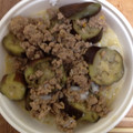 バードちゃん's cooksnap of when they made なすと挽肉の卵とじ丼.