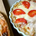 mopa's cooksnap of when they made *ひよこ豆とプレミアムのチーズキッシュ♪.
