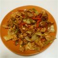 星ホシコ's cooksnap of when they made 楽ｳﾏ♪野菜と鶏ミンチの卵とじ風♪.