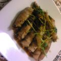 ehito3's cooksnap of when they made 生姜の豚肉巻き☆梅ソースで！！.