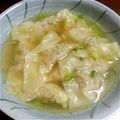 猫まんま（≧ω≦）'s cooksnap of when they made シンプル ワンタンスープ（＊＾▽＾＊）.