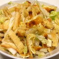 345食堂's cooksnap of when they made 白菜と揚げのサラダ.