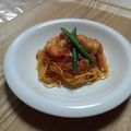 YUKI。。's cooksnap of when they made エビのトマトソースパスタ.