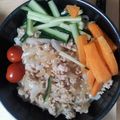 hamanny's cooksnap of when they made 生姜がポイント＊ひやし豆乳うどん.