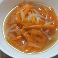 panda0000's cooksnap of when they made たまねぎとにんじんのスープ.