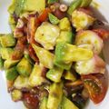 ひなまる♪'s cooksnap of when they made 焼肉のたれで☆タコとアボカドの簡単冷製.