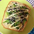 ｊ−ｊ−ｆ's cooksnap of when they made ブロッコリーと塩昆布のトースト.