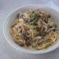 ｺｱﾗ's cooksnap of when they made 秋鮭ときのこのカレークリームパスタ.
