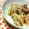 キョク's cooksnap of when they made ニョキッと豚肉のうまうま炒め.