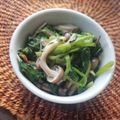 ふか谷's cooksnap of when they made 簡単☆しめじとほうれん草バター醤油ソテー.