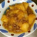おーちゃん0722's cooksnap of when they made じゃがいもとひき肉簡単煮物.