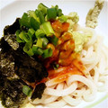 rieko1228's cooksnap of when they made 簡単♪アボカドマヨとろうどん.