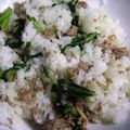 泰美拳玲's cooksnap of when they made セロリのまぜごはん★生姜風味.