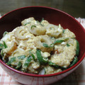 kumichon's cooksnap of when they made 簡単★つゆだくなちくわ丼♪.
